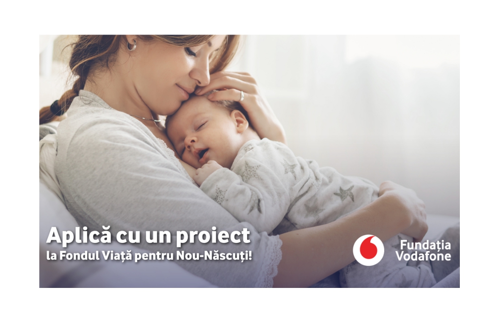 Fundația Vodafone investește încă 1.750.000 de lei în dotarea unităților de neonatologie din România