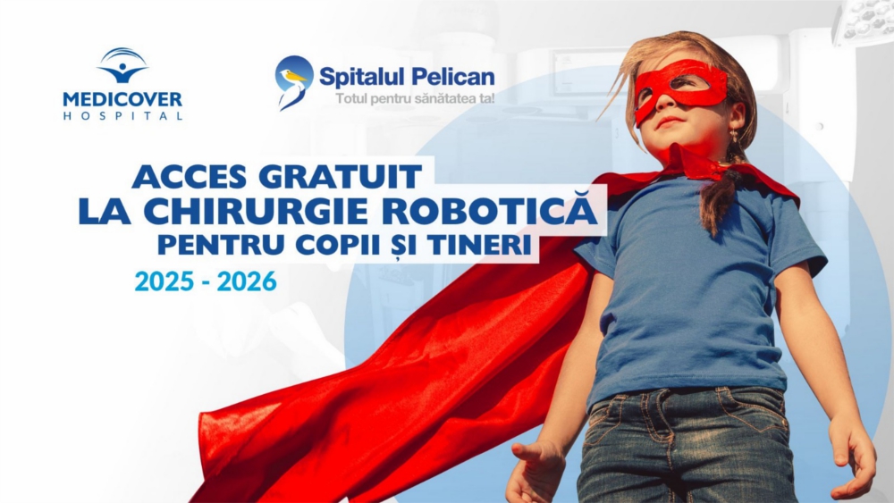 Medicover extinde programul gratuit de chirurgie robotică pentru copii și tineri până în 2026